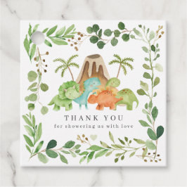Para Recuerdos Etiquetas de Favor de Baby Shower de Dinosaurios |