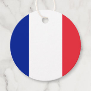 Para Recuerdos Etiquetas de Favor de Bandera Francesa