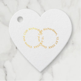 Para Recuerdos Etiquetas de Favor de Boda con Nombres