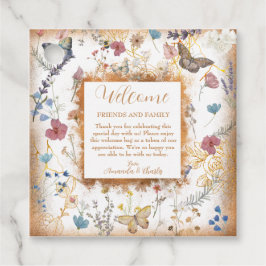 Para Recuerdos Etiquetas de Favor de Boda Jardín Rosa de Mariposa