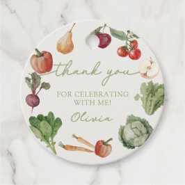 Para Recuerdos Etiquetas de Favor de Cumpleaños de Verduras del M