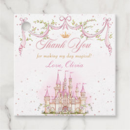 Para Recuerdos Etiquetas de Favor de Cumpleaños del Castillo de l