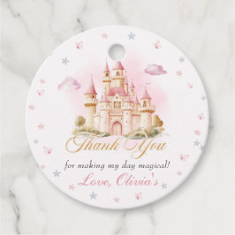 Para Recuerdos Etiquetas de Favor de Cumpleaños del Castillo de l