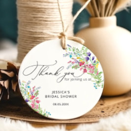 Para Recuerdos Etiquetas de Favor de Despedida de Soltera con Flo