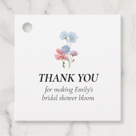 Para Recuerdos Etiquetas de Favor de Flores Silvestres Amor en Fl