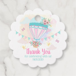 Para Recuerdos Etiquetas de Favor de Globos de Aire Caliente / Et