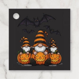 Para Recuerdos Etiquetas de Favor de Gnomo de Halloween