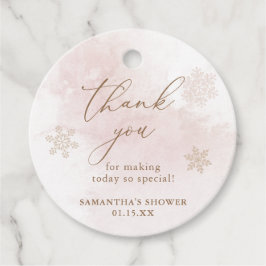 Para Recuerdos Etiquetas de Favor de la Ducha de Invierno | Invie