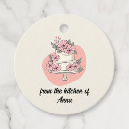 Para Recuerdos Etiquetas de Favor de Pastel Dulce