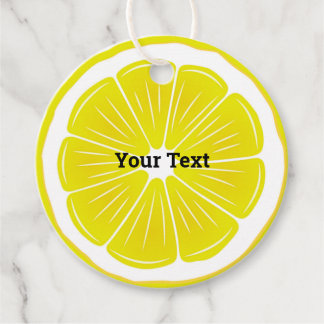 Para Recuerdos Etiquetas de Favor de Tarjeta de Diseño de Lemon S