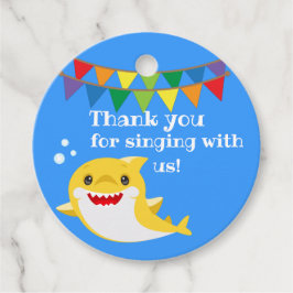 Para Recuerdos Etiquetas de Favor del Cumpleaños del Océano Azul 