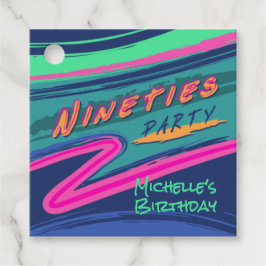 Para Recuerdos Etiquetas de Favor del partido de los noventa en n