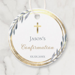 Para Recuerdos Etiquetas de Favor del Relieve metalizado de oro a