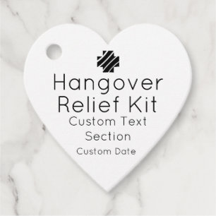 Para Recuerdos Etiquetas de Favor Kit de Alivio de Resaca