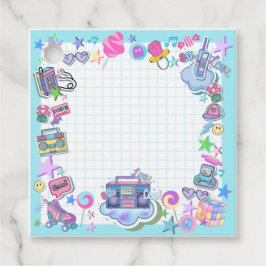 Para Recuerdos Etiquetas de Favor retro del tema de la fiesta de 