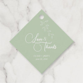 Para Recuerdos Etiquetas de Favor Verde y Botánica de Sabio