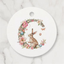 Etiquetas de Favorito con Monograma de Pascua C (N