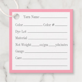 PARA RECUERDOS ETIQUETAS DE HILO CUADRADAS DE 2" NUDO CÉLTICO ROS