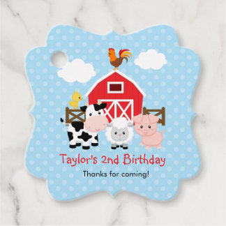 Para Recuerdos Etiquetas de la fiesta de cumpleaños de los animal