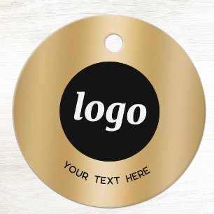Para Recuerdos Etiquetas de precio de negocio con logotipo y text