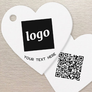 Para Recuerdos Etiquetas de precio de negocio con texto de logoti