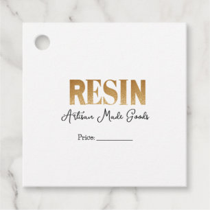 Para Recuerdos Etiquetas de Precio de Resina de Artículos Hechos 