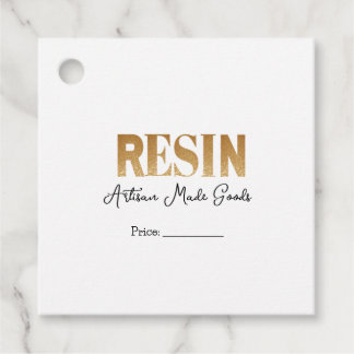 Para Recuerdos Etiquetas de Precio de Resina de Artículos Hechos
