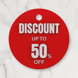 Para Recuerdos Etiquetas de precio de venta de color rojo circula