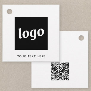 Para Recuerdos Etiquetas de precios comerciales de texto con logo