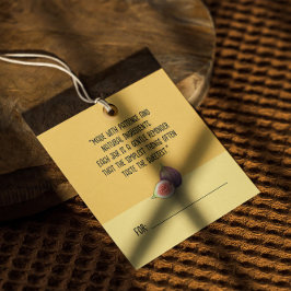 Para Recuerdos Etiquetas de productos de la marea de higo casera 