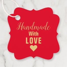 Para Recuerdos Etiquetas de productos hechas a mano con amor