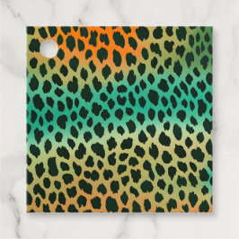 Para Recuerdos Etiquetas de regalo con estampado de animal colori