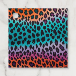 Para Recuerdos Etiquetas de regalo con estampado de animal colori