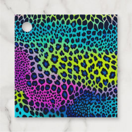 Para Recuerdos Etiquetas de regalo con estampado de animal colori