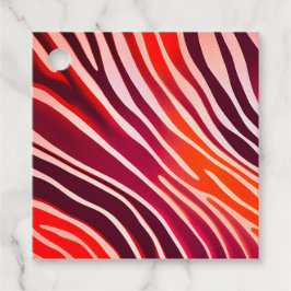 Para Recuerdos Etiquetas de regalo con estampado de animal colori
