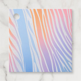 Para Recuerdos Etiquetas de regalo con estampado de animal colori