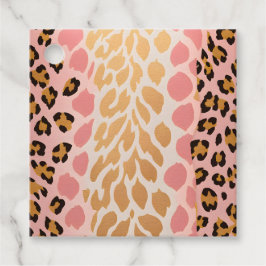 Para Recuerdos Etiquetas de regalo con estampado de animal colori