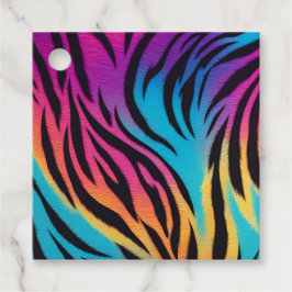 Para Recuerdos Etiquetas de regalo con estampado de animal colori