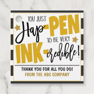 Para Recuerdos Etiquetas de regalo de agradecimiento a Pen