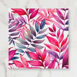 Para Recuerdos Etiquetas de regalo de arte botánico coloridas