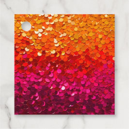 Para Recuerdos Etiquetas de regalo de arte con lentejuelas colori