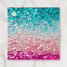 Para Recuerdos Etiquetas de regalo de arte con lentejuelas colori