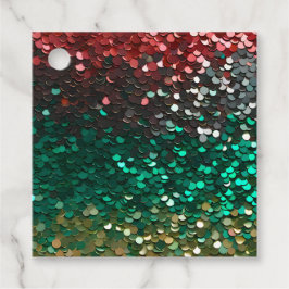Para Recuerdos Etiquetas de regalo de arte con lentejuelas colori
