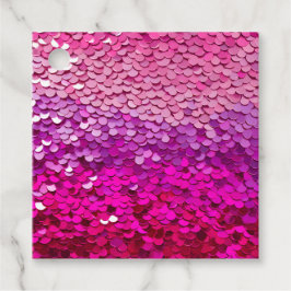 Para Recuerdos Etiquetas de regalo de arte con lentejuelas colori