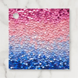 Para Recuerdos Etiquetas de regalo de arte con lentejuelas colori