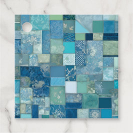 Para Recuerdos Etiquetas de regalo de arte de colcha de patchwork