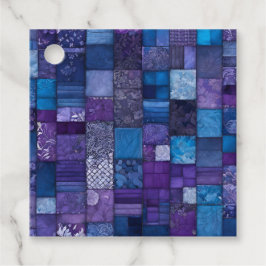 Para Recuerdos Etiquetas de regalo de arte de colcha de patchwork