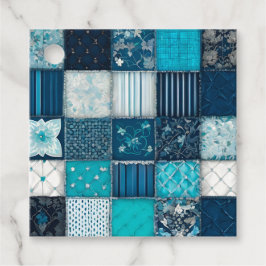 Para Recuerdos Etiquetas de regalo de arte de colcha de patchwork