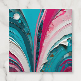 Para Recuerdos Etiquetas de regalo de arte de collage de papel co