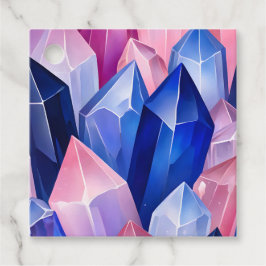 Para Recuerdos Etiquetas de regalo de arte de cristal de roca col